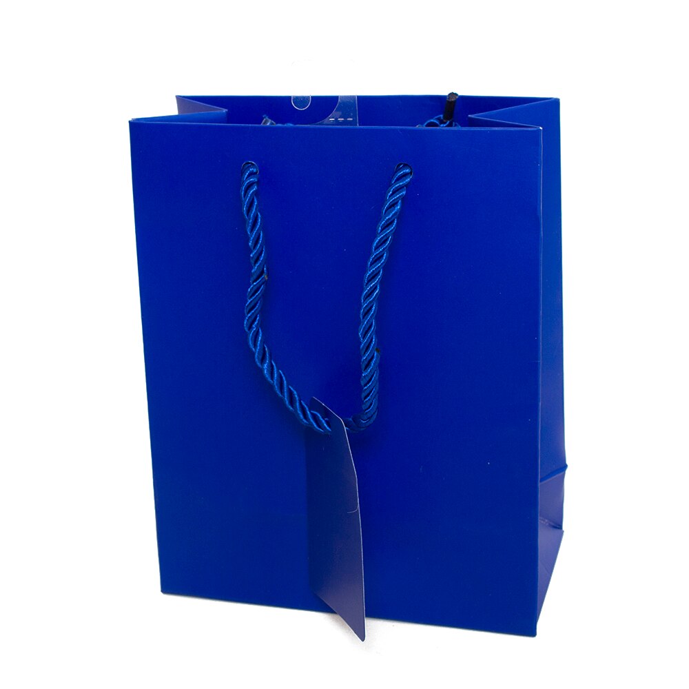 Jillson & Roberts, Gift Wrap & Bags, Gifts, Matte, Small, Tote, 91721, Royal Blue